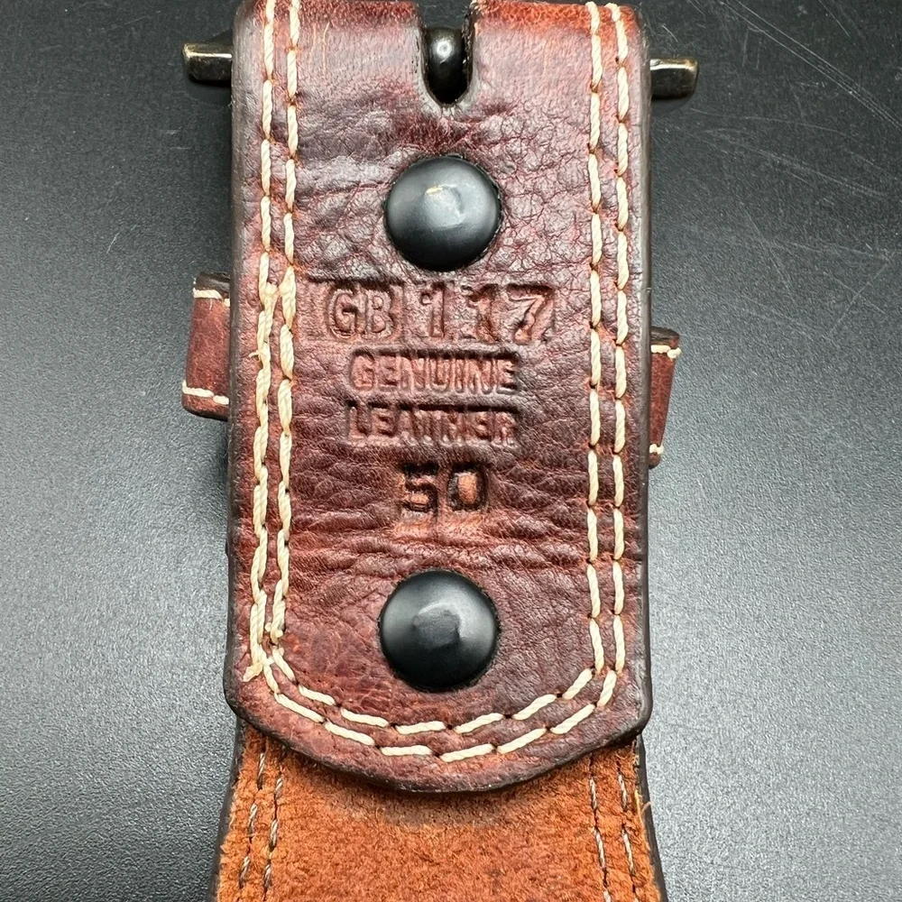 Georgia Boot Co Belt Mens Sz 50 Brown Genuine Leather
